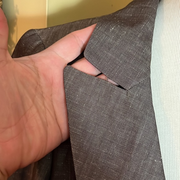 Lafayette 148 NY Size 12 Blazer Jacket Virgin Wool + Linen $488 NEWS - Picture 11 of 13